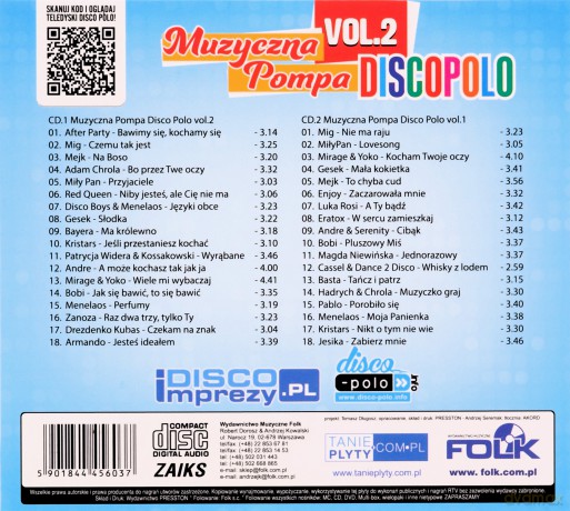 Muzyczna Pompa Disco Polo vol. 2 [2CD]