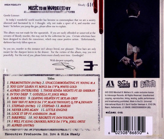 Eminem: Music To Be Murdered By (PL) [CD]