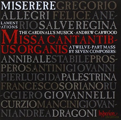 Cardinalls Musickcarwood: Allegrimisererethe Music Of Rome [CD]