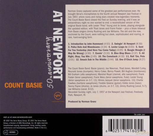 Count Basie: At Newport [CD]