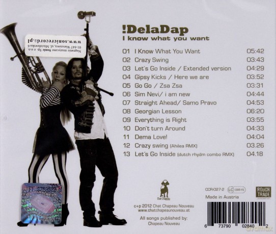 Deladap: I Know What You Want [CD]