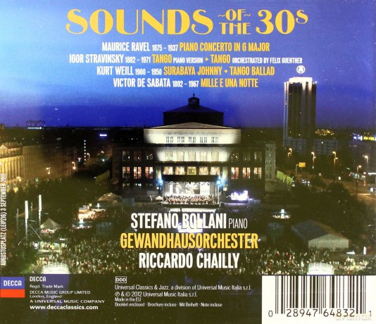 Riccardo Chailly: Sounds Of The 30s [CD]