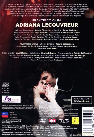 Jonas Kaufmann: Cilea:Adriana Lecouvreur [2DVD]