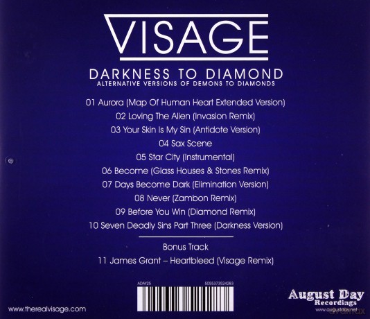 Visage: Darkness To Diamond [CD]