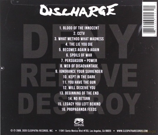 Discharge: Disensitise [CD]
