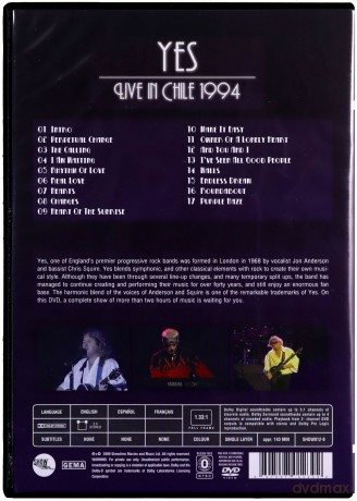 Yes: Live In Chille 2004 [DVD]