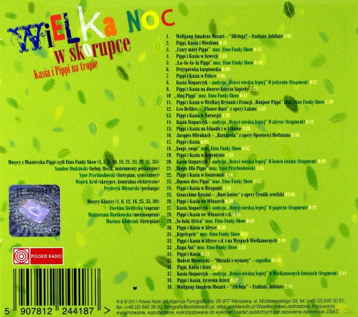 Wielka Noc w skorupce: Kasia i Pippi na tropie - radiowy koncert dla dzieci (digipack) [CD]