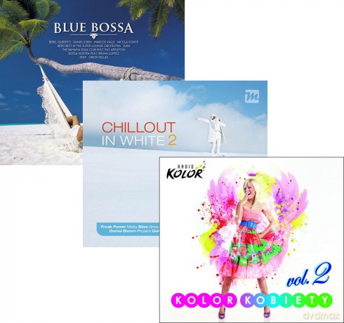 Kolor Kobiety Vol.2 + Chillout In White Vol.2 + Blue Bossa Pakiet [6CD]