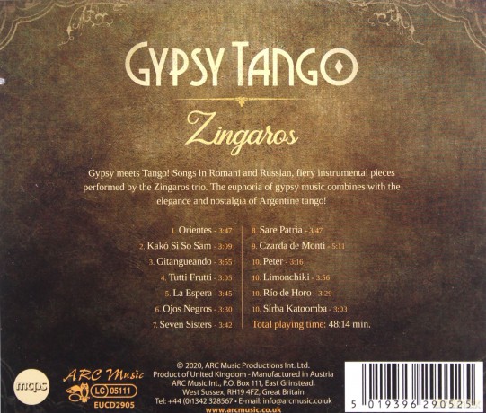 Zingaros: Gypsy Tango [CD]