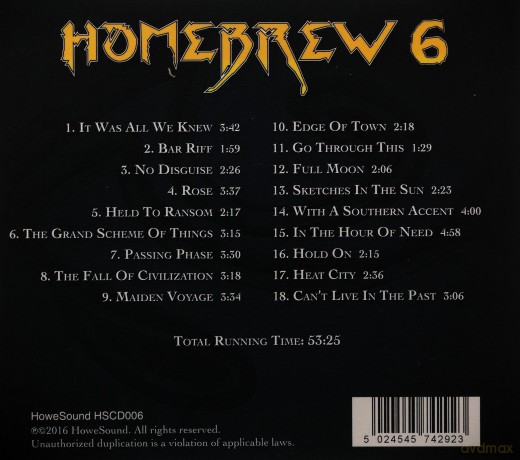 Steve Howe: Homebrew 6 [CD]