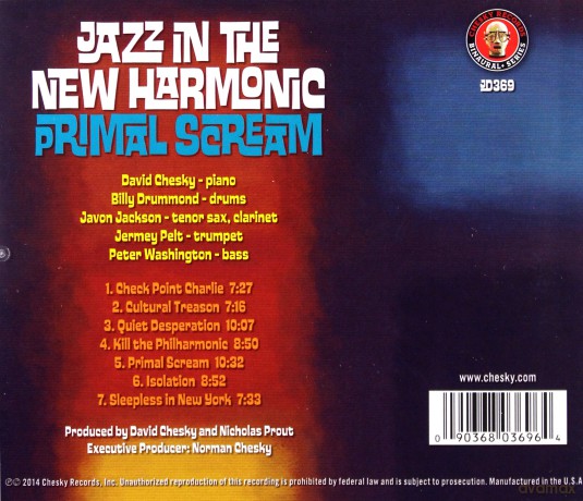 David Chesky: Jazz In The New Harmonic: Primal Scream [CD]