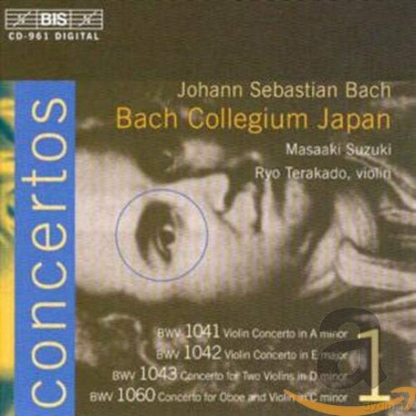 Terakadobach Collegium Japan: Js Bachviolin Concertos Vol 1 [CD]
