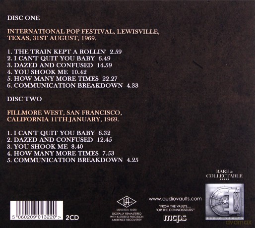 Led Zeppelin: Live In The Usa 1969 [2CD]