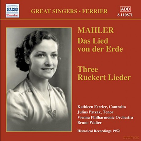 Ferrierpatzakvpwalter: Mahlerdas Lied Von Der Erde [CD]