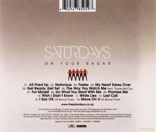 Saturdays: On Your Radar [CD]