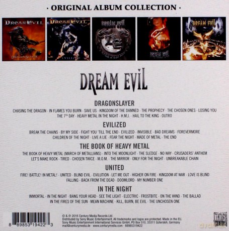 Dream Evil: Original Album Collection - Discovering [5CD]