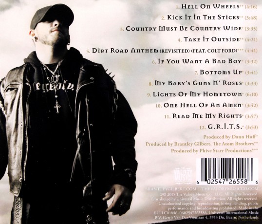 Brantley Gilbert: Read Me My Rights [CD]