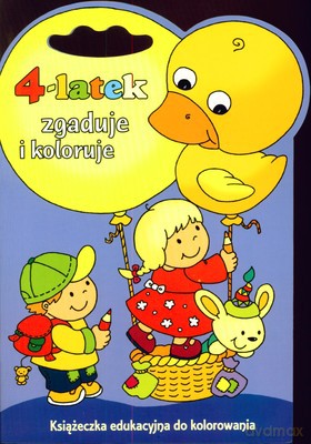 4-latek zgaduje i koloruje [KSIĄŻKA]