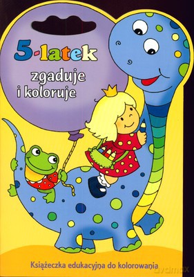 5-latek zgaduje i koloruje [KSIĄŻKA]