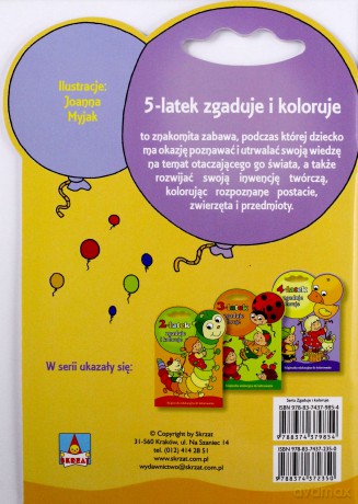 5-latek zgaduje i koloruje [KSIĄŻKA]