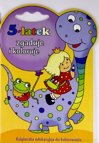 5-latek zgaduje i koloruje [KSIĄŻKA]