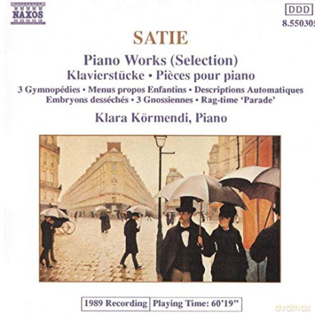 Klara Ko: Satie: Piano Works [CD]