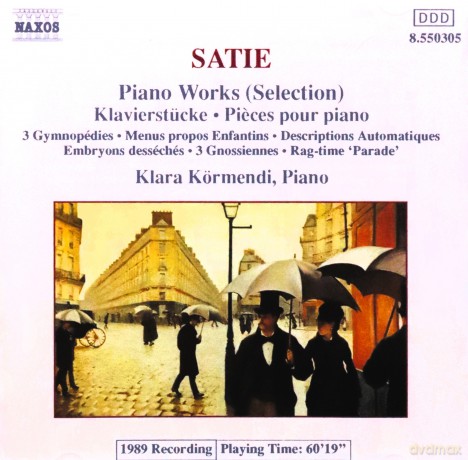 Klara Ko: Satie: Piano Works [CD]