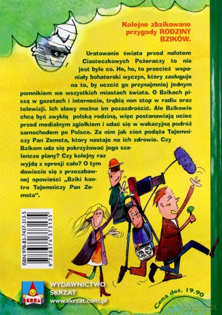 Bziki kontra tajemniczy pan zemsta [KSIĄŻKA]