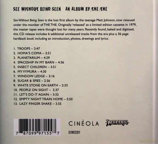 The The: See Without Being Seen [CD]