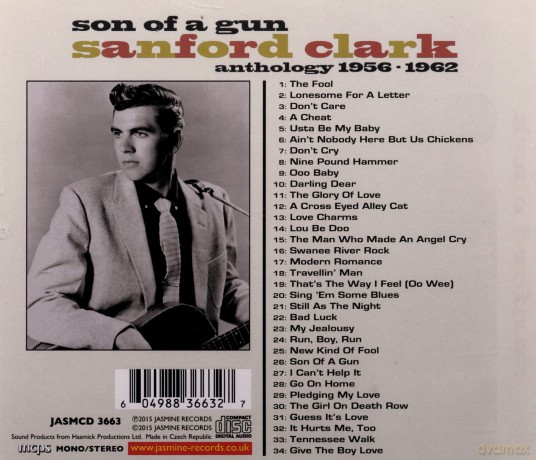 Sanford Clark: Son Of A Gun - Anthology 1956-1962 [CD]