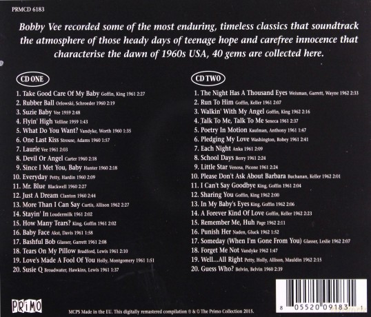 Bobby Vee: The Essential Recordings [2CD]