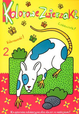 Kolorowe zwierzaki 2 mysz [KSIĄŻKA]