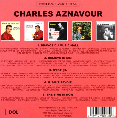 Charles Aznavour: Timeless Classic Albums [CD]