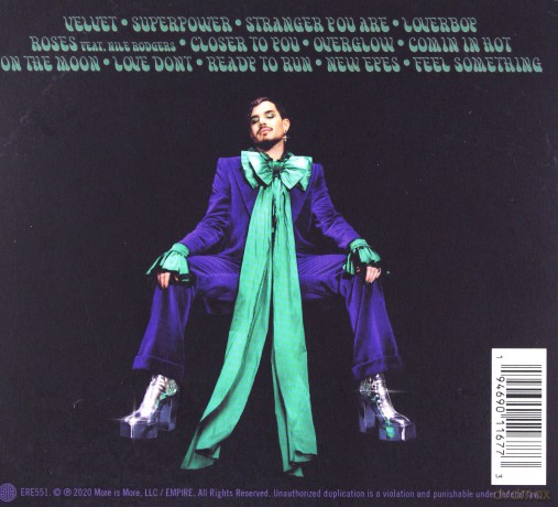 Adam Lambert: Velvet [CD]
