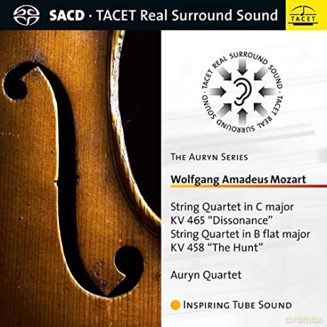 Auryn Quartet: Wolfgang Amadeus Mozart. String Quartet K 465 Dissonance. K4 [CD]