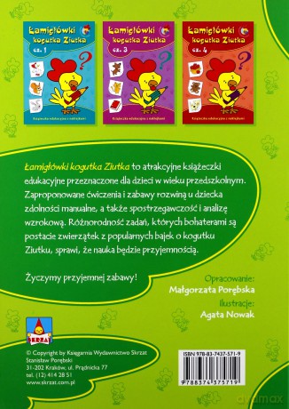 Łamigłówki kogutka Ziutka 2 [KSIĄŻKA]
