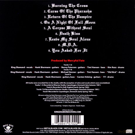 Mercyful Fate: Return Of The Vampire [CD]