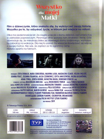 Wszystko dla mojej matki [DVD]