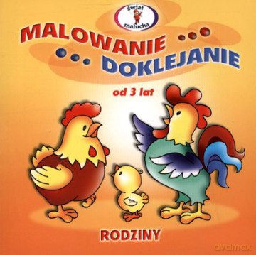 Malowanki - doklejanie rodziny [KSIĄŻKA]