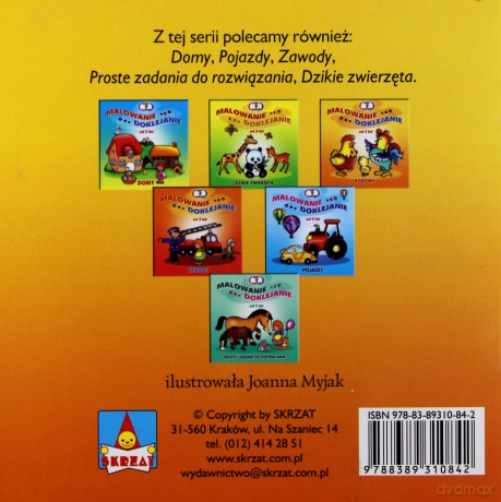 Malowanki - doklejanie rodziny [KSIĄŻKA]