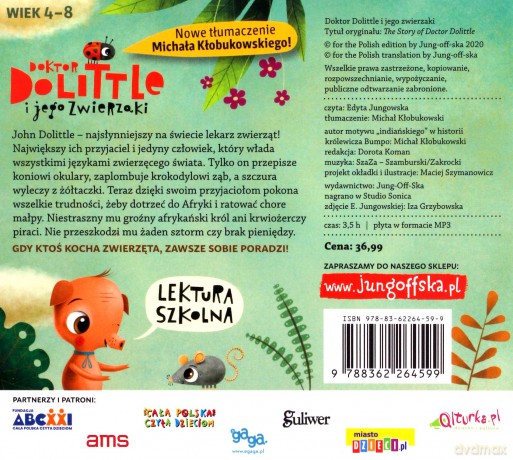 Doktor Dolittle i jego zwierzaki - Hugh Lofting [AUDIOBOOK]