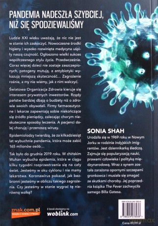 Epidemia. Od dżumy, przez AIDS i ebolę, po COVID-19 - Sonia Shah [KSIĄŻKA]