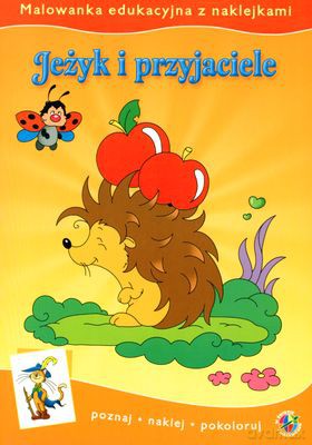 Malowanki edukacyjne - jeżyk i przyjaciele [KSIĄŻKA]