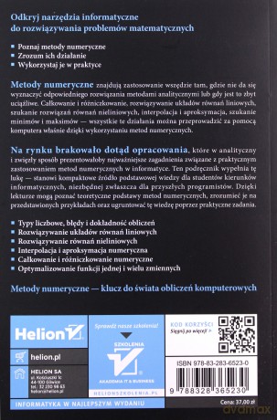 Metody numeryczne dla informatyków - Wojciech Kordecki, Karol Selwat [KSIĄŻKA]