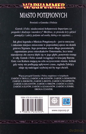 Miasto potępionych. Przygody Gotreka i Felixa - David Guymer [KSIĄŻKA]
