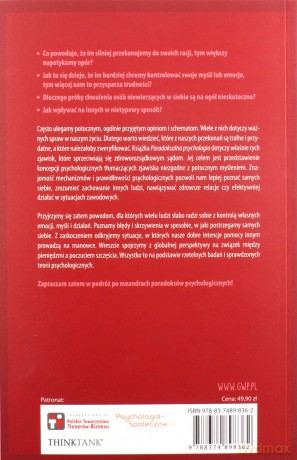 Paradoksalna psychologia czyli zdrowy rozsądek na manowcach - Sławomir Jarmuż [KSIĄŻKA]