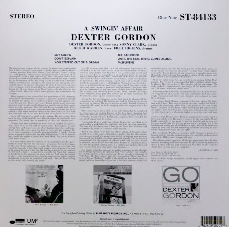 Dexter Gordon: A Swingin Affair [Winyl]