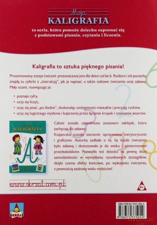 Moja kaligrafia - Cyferki [KSIĄŻKA]