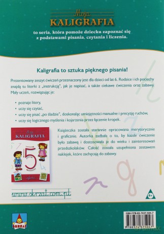 Moja kaligrafia - Literki [KSIĄŻKA]