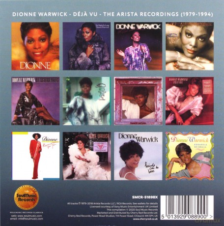 Dionne Warwick: Deja Vu - The Arista Recordings (1979-1984) [12CD]